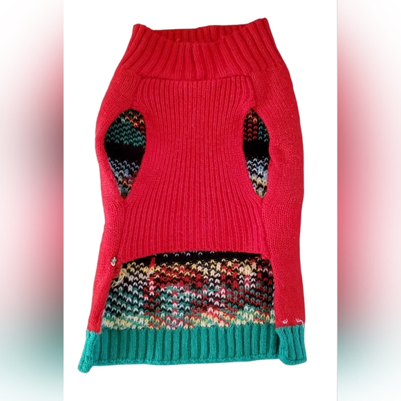 HO HO REINDEER Dog Sweater - SMALL Christmas Holiday Clothes Clothing Apparel - Picture 2 of 4